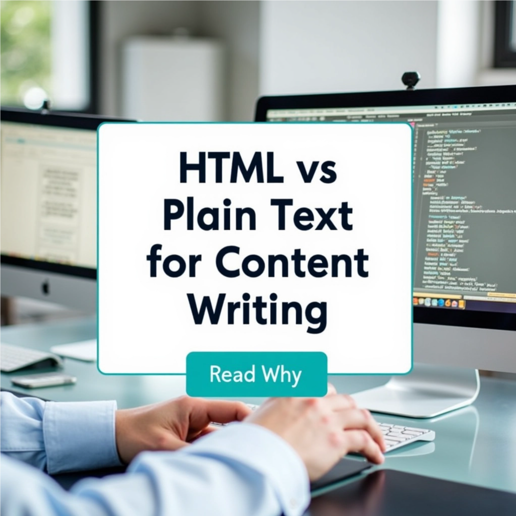 HTML vs Plain Text for Content Writing
